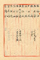 謝掙強連任第二屆高雄市長之各方賀禮清冊藏品圖，第18張