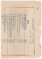 謝掙強新化區長繳交證件表藏品圖，第1張