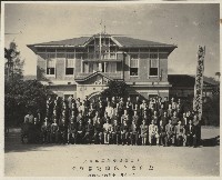 謝掙強與虎尾區各界人士合影藏品圖，第1張