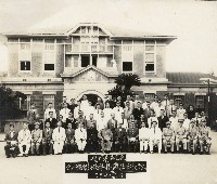 虎尾區署歡迎陳儀長官蒞區指導撮影紀念藏品圖，第1張