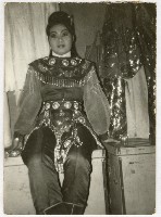 演員黃錦鳳後臺留影藏品圖，第1張