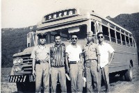 海軍交通車前五人合影藏品圖，第1張