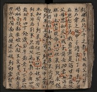皮影戲劇本《飛鵝洞白荔枝》藏品圖，第69張