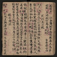 皮影戲劇本《反唐薛剛鬧花燈》藏品圖，第34張