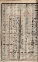 農事實行組合登記原稿綴入帳藏品圖，第35張