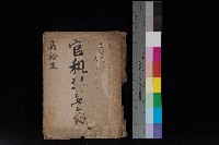 鳥松庄官租地臺帳（十六冊之內第六號）藏品圖，第1張
