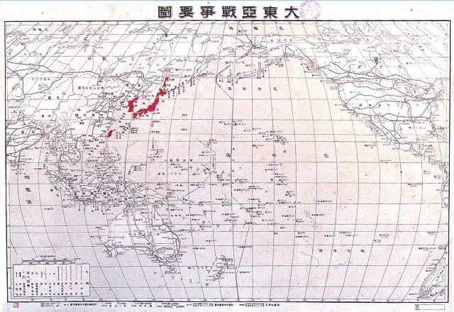 大東亞戰爭要圖的圖片