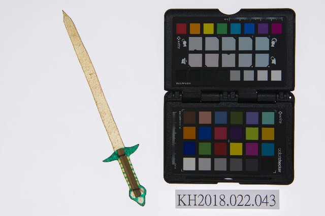 皮影戲道具–武器-劍的圖片