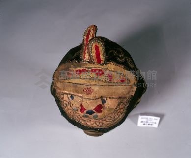 繡花帽（小白兔繡花童帽）藏品圖，第2張