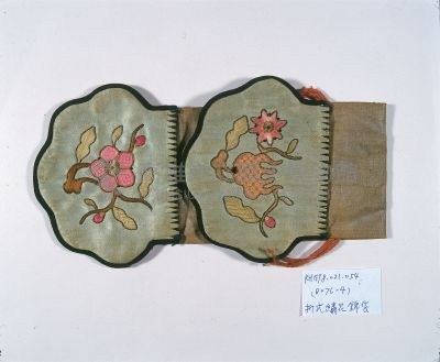 梅花佛手繡花荷包藏品圖，第1張