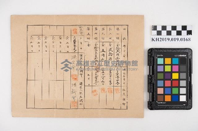 旗山運輸組株式券（洪文發）藏品圖，第2張