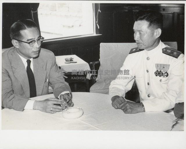 謝掙強接待韓國艦隊司令等人-3藏品圖，第1張