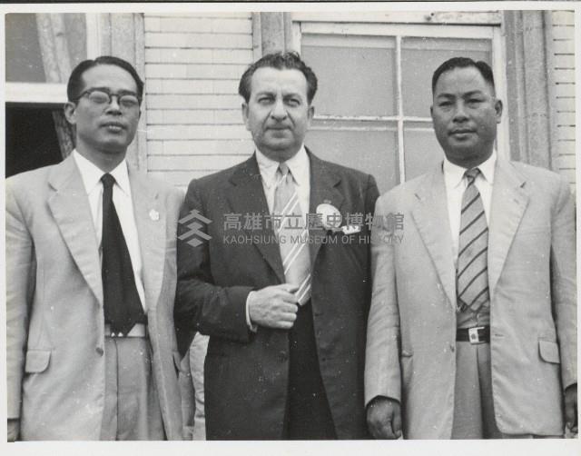 謝掙強、土耳其反共領袖、陳武璋合影藏品圖，第1張