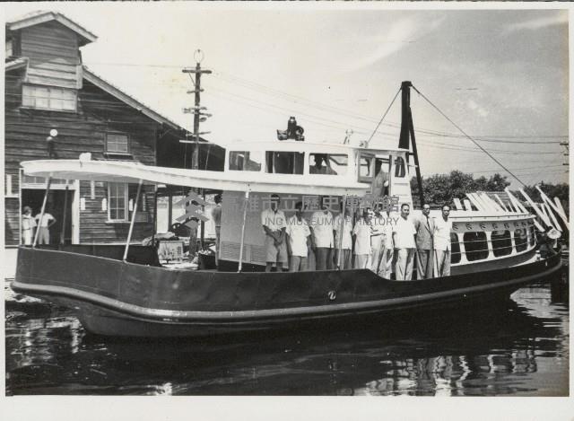 謝掙強參加新型之中洲輪渡下水典禮藏品圖，第1張