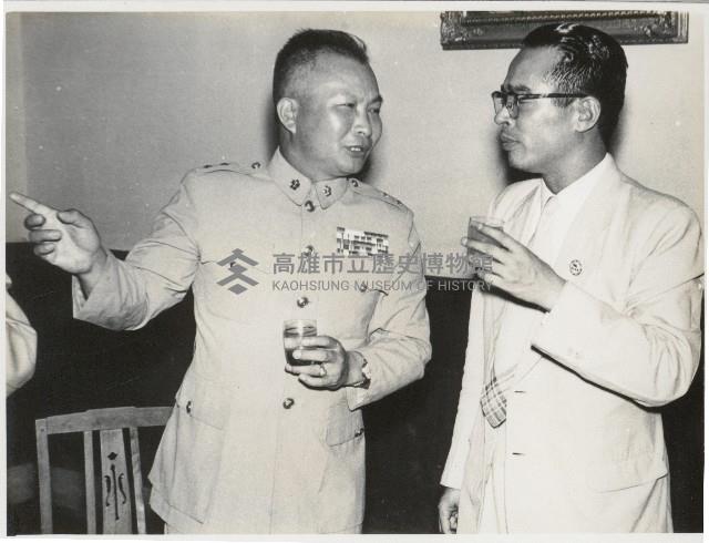 謝掙強參加「七七」陸軍節酒會藏品圖，第1張