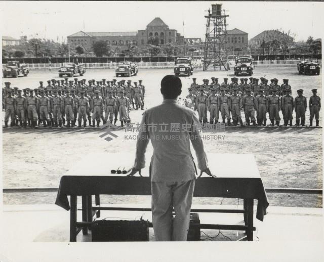 謝掙強向高雄市義勇消防隊隊員致詞藏品圖，第1張