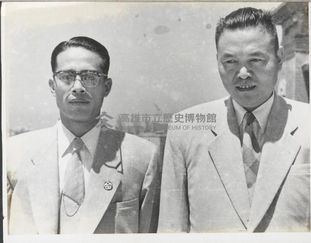 謝掙強與陳保泰合影藏品圖，第1張