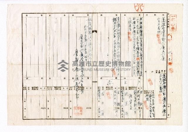 洪見濤與周蘭六龜戶口名簿藏品圖，第1張