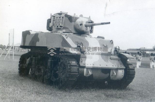 鳳山陸軍預備班校園內的戰車藏品圖，第1張