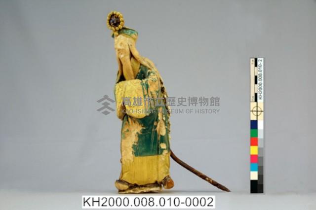 「甘露寺招親」交趾陶人物像（-1：吳國太、-2：喬國老、-3：劉備、-4：孫尚香）藏品圖，第4張