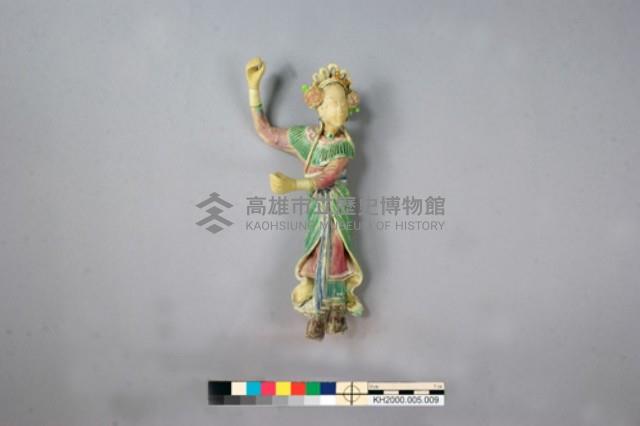 交趾陶男女戲劇人物立像（張君瑞與鶯鶯）藏品圖，第2張