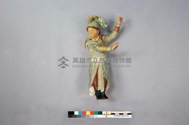 交趾陶男女人物立像（林沖與夫人）藏品圖，第1張