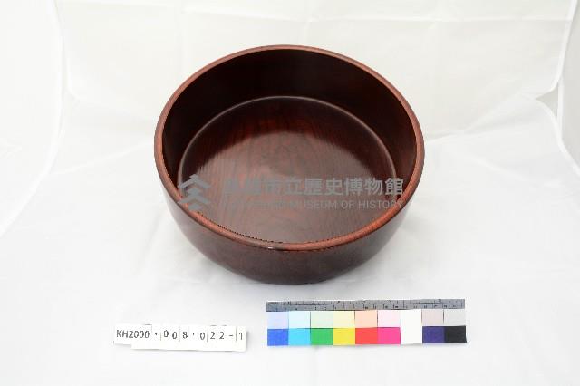 木紋素色漆茶具盒藏品圖，第1張