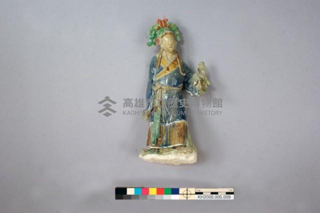 交趾陶男女戲劇人物立像（張君瑞與鶯鶯）藏品圖，第1張