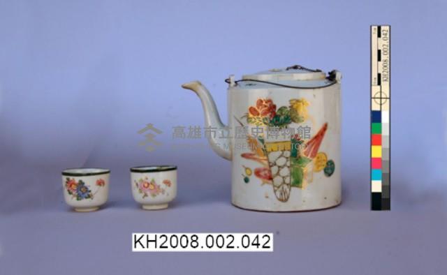 描金博古紋茶具組藏品圖，第24張