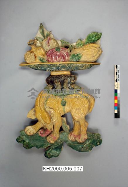 交趾陶馱象壁塑藏品圖，第5張