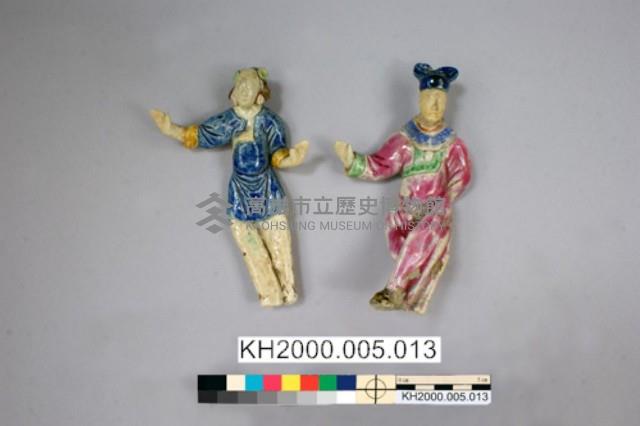 交趾陶男女人物立像（梁山伯與祝英臺）藏品圖，第3張