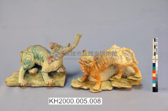交趾陶虎、象塑像藏品圖，第7張