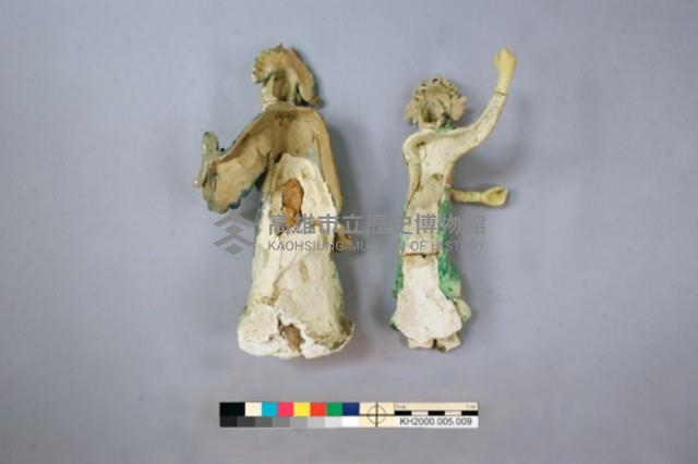 交趾陶男女戲劇人物立像（張君瑞與鶯鶯）藏品圖，第4張