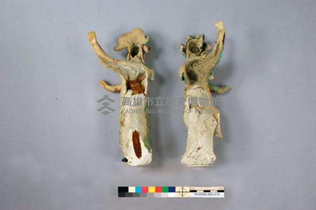 交趾陶男女人物立像（林沖與夫人）藏品圖，第4張