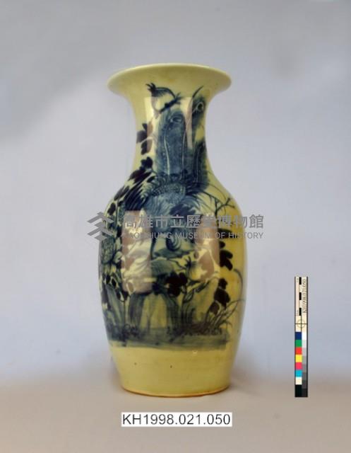 鳳凰牡丹紋青花瓶藏品圖，第1張