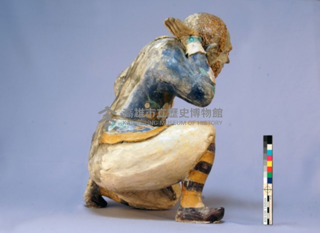 交趾陶憨蕃抬厝角塑像藏品圖，第4張