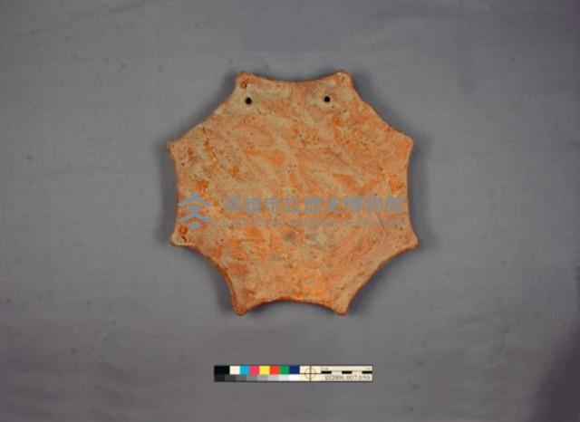 陶質加彩八卦辟邪板藏品圖，第2張