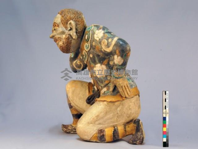 交趾陶憨蕃抬厝角塑像藏品圖，第2張