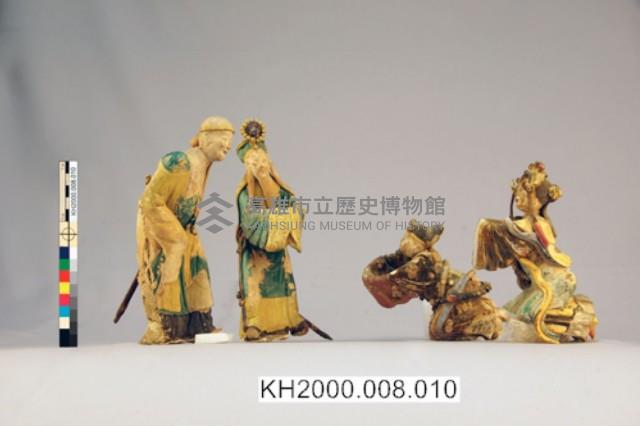 「甘露寺招親」交趾陶人物像（-1：吳國太、-2：喬國老、-3：劉備、-4：孫尚香）藏品圖，第1張