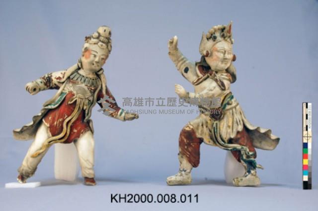 交趾陶男女人物塑像藏品圖，第1張