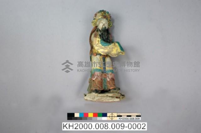 交趾陶文王聘太公塑像羣組（-1：姜子牙、-2：周文王、-3：侍童）藏品圖，第4張