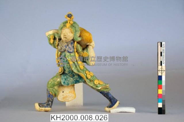 交趾陶人物塑像（錦毛鼠白玉堂）藏品圖，第1張