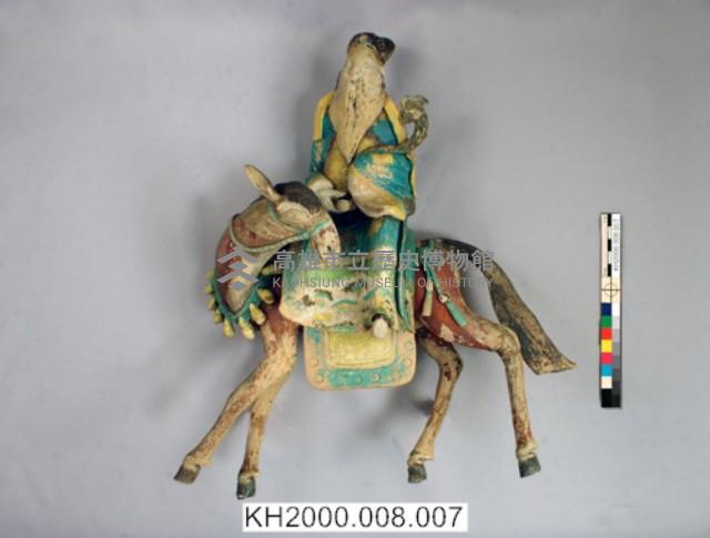 交趾陶張果老騎驢塑像藏品圖，第1張