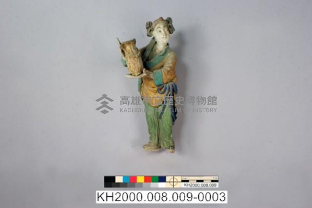 交趾陶文王聘太公塑像羣組（-1：姜子牙、-2：周文王、-3：侍童）藏品圖，第6張