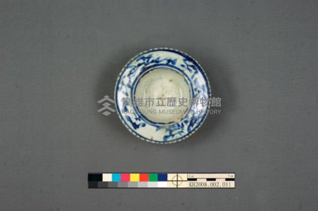 簡筆花草紋青花水盂藏品圖，第9張