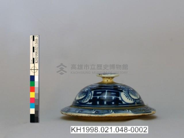 纏枝牡丹囍字紋青花罐藏品圖，第9張