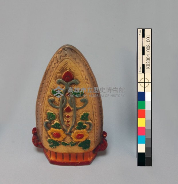 彩繪花卉紋壁掛式雙耳尖底瓶藏品圖，第2張