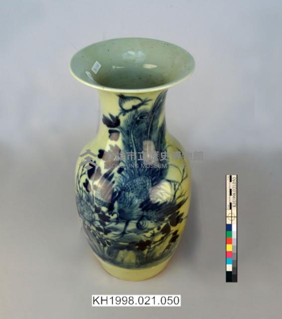 鳳凰牡丹紋青花瓶藏品圖，第2張