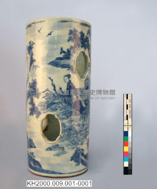 -1：八仙紋青花鏤帽筒一對、-2：八仙紋青花鏤帽筒一對藏品圖，第6張
