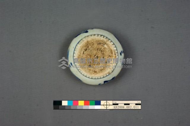 簡筆花草紋青花水盂藏品圖，第10張